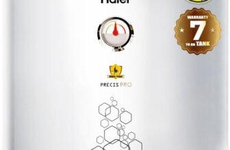 Haier ES10V-PRECIS PRO/ES10V-PV1(PRE-PRO) 10 L Storage Water Geyser | with Free Pipes and Free Installation(White)