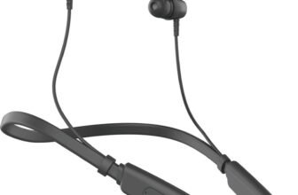 TECHFIRE Fire 500v2 Neckband hi-bass Wireless headphone Bluetooth Gaming(Black, In the Ear)