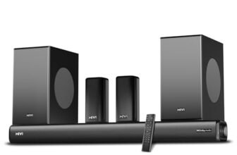 Mivi Superbars Cinematic 900W Premium Dolby Home Theatre System [Newly Launch] with Dual Subwoofers soundbar, 5.2 Channel, EQ & Input Modes, BT v5.3, Sound bar
