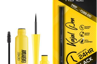 Renee Bold Black Eye Trio – Rich Color, Long Lasting, Smudgeproof, Smooth Application(Everyday Eyeliner 3.5ml, Mascara 15ml, HardBlack Kajal 0.35g, 21 g)