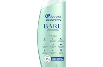 Head & Shoulders BARE Anti-Dandruff Shampoo, Pure clean, Sulfate-Free, Silicone-Free, Dye-Free, Gentle shampoo, 400ml