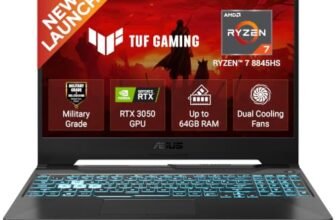ASUS TUF A15 (2026),Smartchoice,AMD Ryzen 7 8845HS,RTX 3050-4GB,16GB DDR5 (Upgradeable),512GB SSD,FHD,15.6″(39.6 cm),144Hz,Win 11,M365 Basic(1Y),Office 24,Black,2.3 Kg,FA506NCG-HN192WS,Gaming Laptop