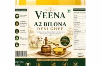 VEENA A2 BILONA DESI GHEE 1 LITER : BY WINGO