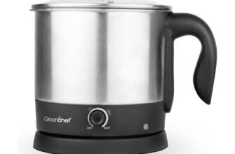 Greenchef Multi Electric Kettle(1.2 L, Silver)