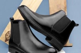 Big Liner Premium Handmade Chelsea |Soft Cushioned Insole |Slip-Resistance Boots For Men(Black , 8)