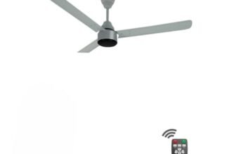 EcoLink AiroMax BLDC 1200mm Ceiling Fan – Grey | Power-Saving BLDC Technology | High Airflow Performance | Low Noise | 2-Year Warranty | Pack of 1