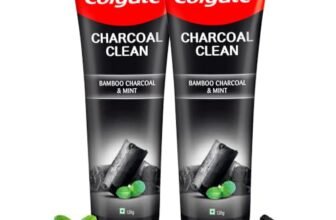 Colgate Charcoal Clean Deep Clean Oral Care Toothpaste, Bamboo Charcoal and Mint (Black Gel) 240g Saver Pack