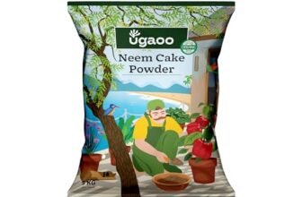 Ugaoo Neem Cake Powder for Plants 5 kg | Organic Neem Khali Fertilizer & Soil Conditioner | Slow-Release Plant Food for Root Growth | Ideal for Vegetables, Flowers, Pots & Home Garden Plants