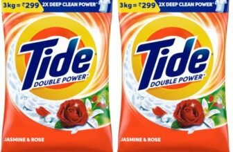 Tide Deep Clean Detergent Washing Powder – 3kg Pack | Jasmine & Rose Fragrance | 2X Deep Clean Power | World’s No. 1 Detergent Brand (Pack of 2)