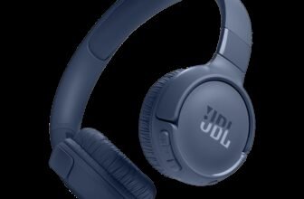 JBL Tune 520 BT 57Hr Playtime, Pure Bass, Multi Connect Bluetooth Headset, BT 5.3LE Bluetooth(Blue, On the Ear)
