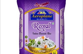 Aeroplane Royal Basmati Rice 5kg | Premium Aged Long Grain | Rich Aroma | Non-Sticky Fluffy Grains | Best Basmati Rice for Everyday Cooking
