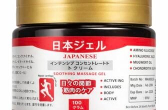 PACK OF 1 Japanese Instant Pain Relief Soothing Massage Gel | Fast-Acting Muscle & Joint Comfort | With Mugwort Oil, Camphor & Lactic Acid | Relief for Back, Neck, Shoulders & Knees (Gel Pack of 1)