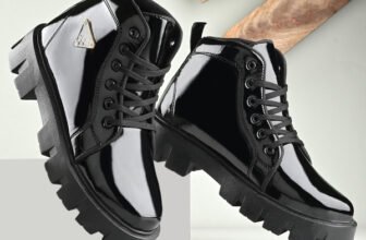 Xtoon Royal Look Party Wear high tops Shoes For Men ll Casual boot For Men ll High Tops For Men(Black , 7)