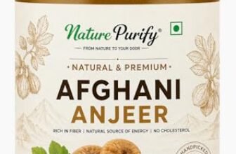 Nature Purify Premium Afghani Anjeer 1KG | Dried Figs | Natural Anjir Whole Fruit | Soft Chewy Texture & Sweet Taste | Nutritious Dry Fruit for Snacking, Baking, Dessert & Festive Gifting