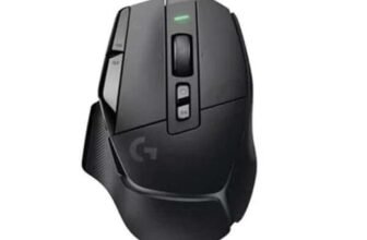 Logitech G502 X Lightspeed Wireless Gaming Mouse – Optical Mouse with LIGHTFORCE Hybrid Optical-Mechanical switches, Hero 25K Gaming Sensor, Compatible with PC/macOS/Windows – Black