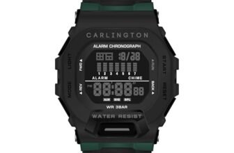 Carlington Digital Sports Watch, Dual Time, Alarm, Calendar, Stopwatch, Water-Resistant, Shock-Resistant, Back Light Display. The Perfect Watch for Men – CT 2106