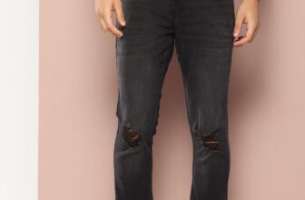HARVARD Slim Men Black Jeans