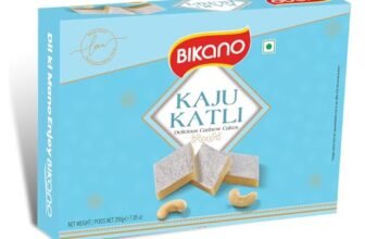 Bikano Royal Kaju Katli Premium Indian Sweet | Rich & Creamy Cashew Fudge | Festive & Gifting Delight – 200g