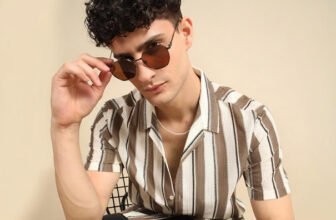 Voroxy Men Striped Casual Multicolor Shirt