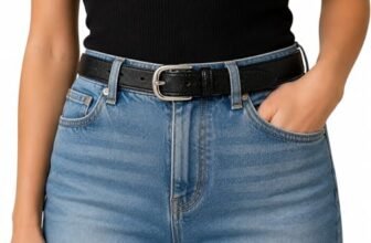 Trendy Girl’s Women’s PU Leather Belt Women’s,Ladies’s,Girl’s Belt For Jeans,Belt for Dresses Casual/Formal Belts Free Size Fit on Upto 36inch, Black Color