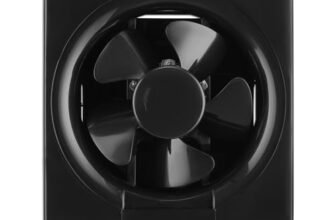 Bajaj AirOut 150 MM 4 Star Dom Exhaust Fan | Back Shutter | 100% Copper Motor | Auto Thermal Protector | Aerodynamaically Designed Blade【Black】