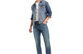 Levi’s Men’s 512 Slim Tapered Fit Mid Rise Jeans Blue