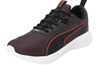 PUMA Men, Scorch Runner V2, Black-For All Time Red-White, Running Shoe, 10UK, (37998802)