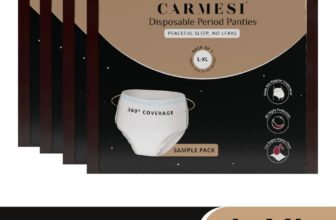 Carmesi Disposable Period Panty | Leak-Proof Protection For Heavy-Flow Nights Sanitary Pad(Pack of 4)