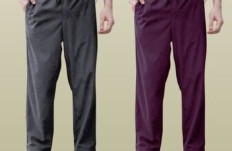 GIBBONTE Relaxed Men Grey, Multicolor Trousers