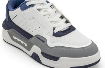 RED TAPE Casual Sneakers For Men(White, Blue , 9)