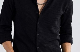 HARI TRENDZ CLOTHING Men Self Design Casual Black Shirt