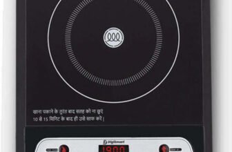 DIGISMART 1900 W Induction Cooktop Push Button(Black, Induction Cooktop Indian Menu Option Automatic power & temperature adjustment)