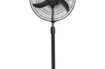 Flipkart SmartBuy FALCON | High Speed | Economy | Metal Body with 2 Year Warranty Ultra High Speed 400 mm Pedestal Fan(Black | Pack of 1)