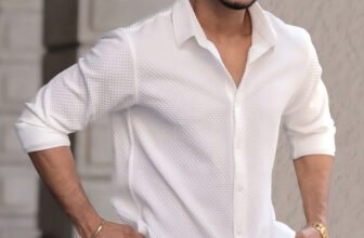 METRONAUT Men Solid Casual White Shirt