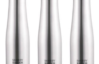 Classic Essentials Stainless Steel Puro Water Bottle 1000ml(Pack of 3) 1000 ml Steel Bottle(Pack of 3, Silver)