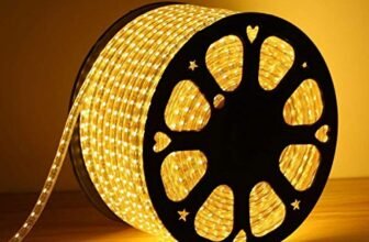 Desidiya ® 30 Meter LED Rope Light for Decoration-Waterproof Decorative Lights,Cove Light for Ceiling | LED Pipe Light for Home Decor | Led Strip Lights for Diwali Decoration,Birthday (Warm White)