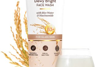 Mamaearth Rice Dewy Bright  With Rice Water & Niacinamide for Glass Skin | Face Wash(200 ml)