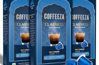 COFFEEZA Classico Aluminium Coffee Capsules, Intensity – 6 |100% Arabica | Nespresso Compatible Coffee Pods | Box of 3 (30 Capsules),260 G