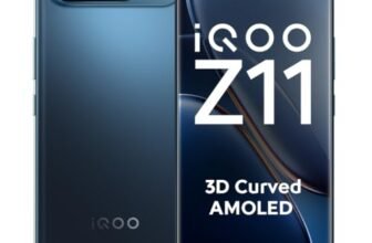 iQOO Z11 5G (Celestial Blue, 8GB RAM, 128GB Storage) | India’s 1st MediaTek Dimensity 7500 Turbo Processor* | 3D Curved Display- Brightest Display in the Segment* | AI Captions- Record & Recap*
