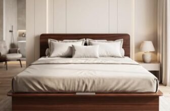 Interio by Godrej Juno King Size Wooden Bed with Box Storage | 1-Year Warranty, Brown