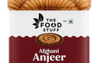 THE FOOD STUFF DRY FIGS PREMIUM ANJEER BOLD AND SOFT FIGS 1KG JAR PACK J26 Figs(1 x 1 kg)