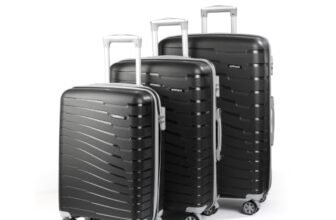 ACEPACK – STARLINK Set Of 3 Pieces (Small + Medium + Large) Trolley Bag, Lightweight Luggage Suitcase With Spinner 8 Wheel, Unbreakable Polypropylene Hard Shell, In-Built Number Lock, 3 Years Warranty