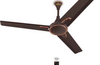 KUHL Prima A1 with 5 Year Warranty Anti Dust 1200 mm Ceiling Fan(5 Star | Espresso | Pack of 1)