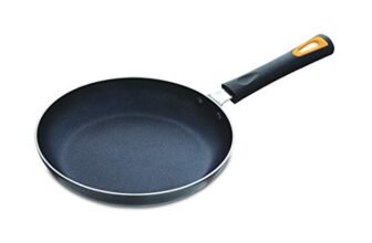 Anjali Diamond Dura Non-Stick Taper Pan Without Lid, 24.5cm, Black