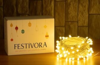 Festivora 35 Feet 8mm Big Size LED Pixel String Lights | Super Bright High-Intensity Plug-in String Lights for Home & Outdoor Decor | Warm White Color Lights for Diwali & Festivals (Pack of 1)