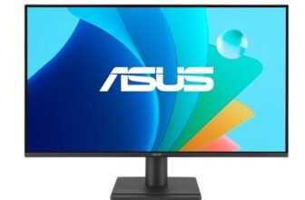 ASUS VA259HGA Eye Care Gaming Monitor – 25-inch (24.5-inch viewable), IPS, Full HD, Frameless, 120Hz, Adaptive-Sync, 1ms MPRT, HDMI, DisplayPort, VGA, Low Blue Light, Flicker Free, Wall Mountable