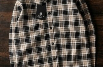 Lyphy Men Checkered Casual Black, Brown Shirt