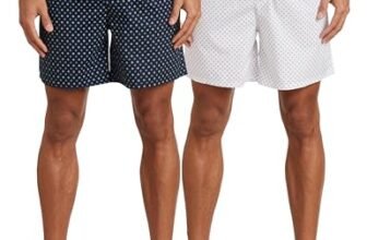 Amazon Brand – Symbol Men’s Cotton Printed Boxer Shorts (Combo Pack of 2) Casual | Underwear | Half Pants | Short Pant – Regular Fit with Back Pocket (SYMBXRPO2-76_Multicolor 3_4XL)