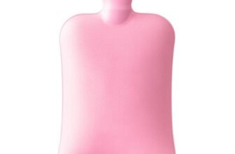 Careforce Hot Water Bag for Pain Relief (2 ltr) hotpack Heating Pad for Periods Cramps, Muscle Aches Heat Pack for Back, Neck, Shoulder and Body Relief Rubber hotbag – PVC Pink – Pack of 1