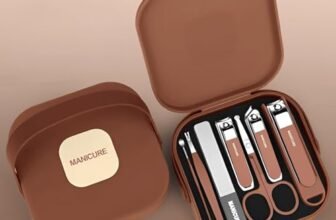 Travel Nail Grooming Kit 8-in-1 Stainless Steel Manicure Set